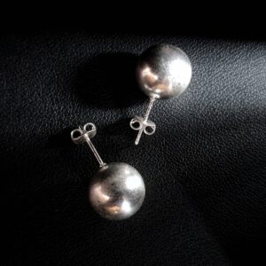 Pendientes Perla Plateada