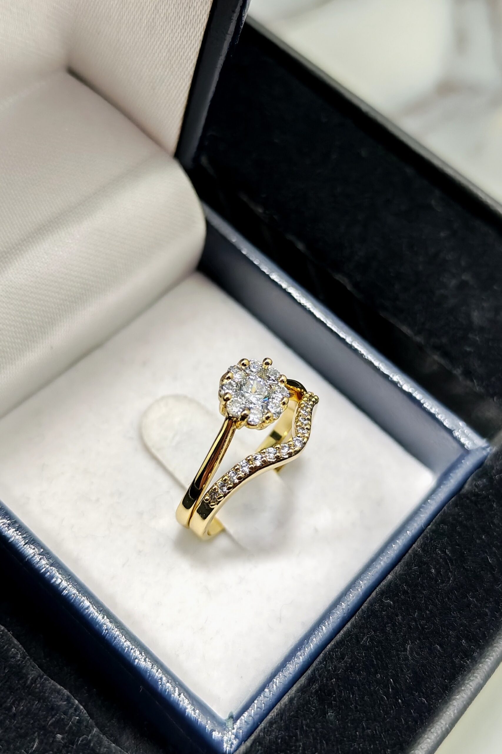 Anillo Promesa "Duo Celestial" - Imagen 5